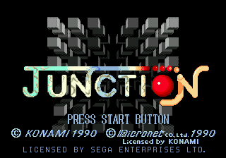Junction (Japan, USA) Title Screen
